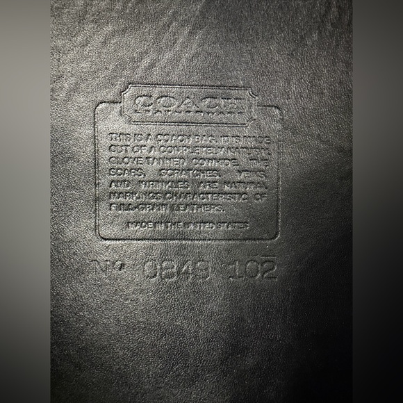 Vintage Coach Convertible Clutch style102 Turnlock Crossbody - Made in USA - Picture 11 of 12